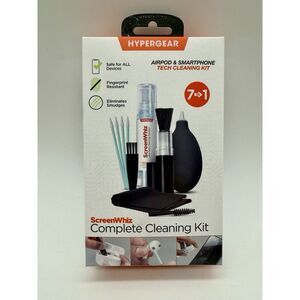 HyperGear ScreenWhiz 7-in-1 Complete Tech Cleaning Kit Safe‎ for All Devices
